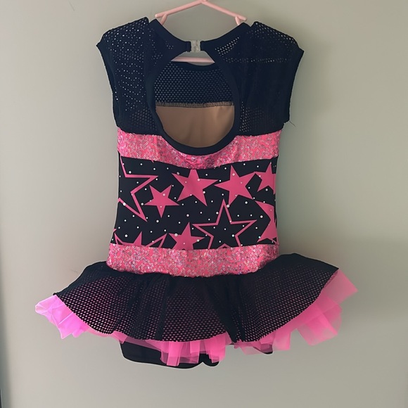 Beautiful pink and black youth girls ISC (size 6-7) dance costume. - Picture 3 of 5